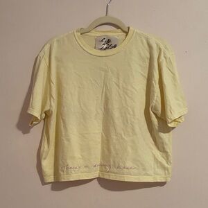 Taylor Swift Lover Era Yellow Short Sleeve Tee